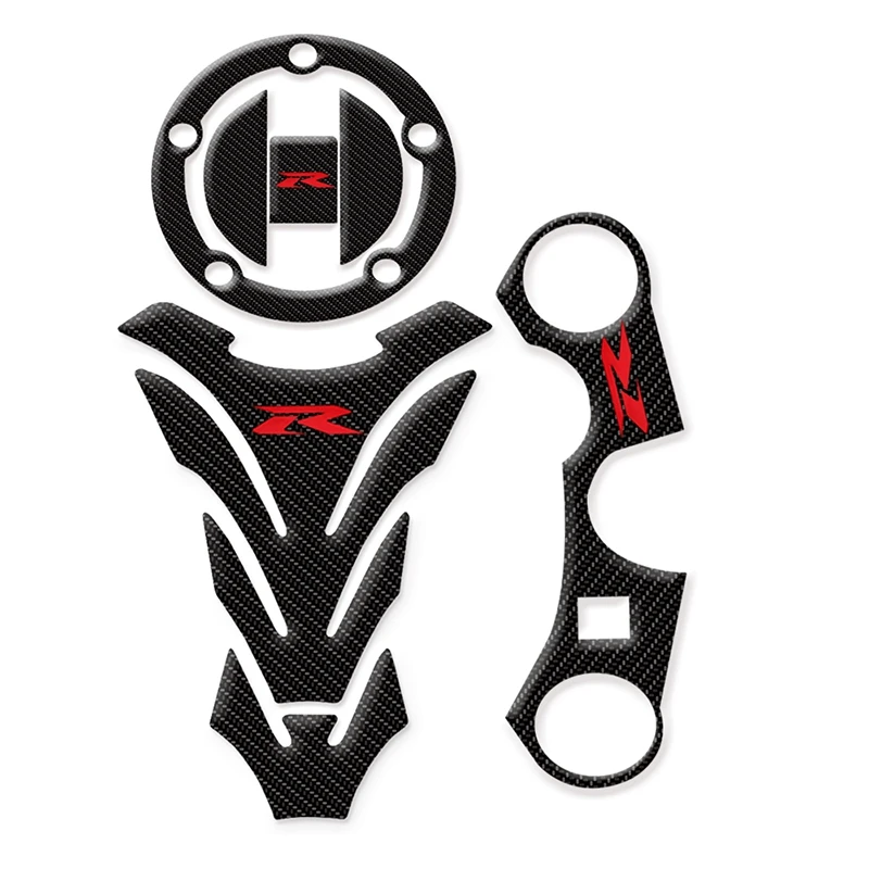 Carbon Fuel Tank Cap Sticker Pad for Suzuki GSXR 1000 2003-2004 GSXR 600 750 2004-2005