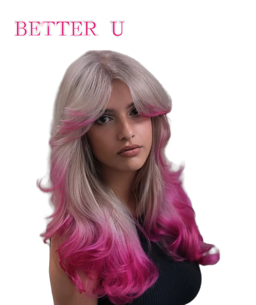 الجسم موجة باروكة من شعر طبيعي الرماد شقراء/الوردي الملونة 13x6 الدانتيل الجبهة الباروكات قبل نتف البرازيلي 100% 613 باروكة من شعر طبيعي للنساء #1