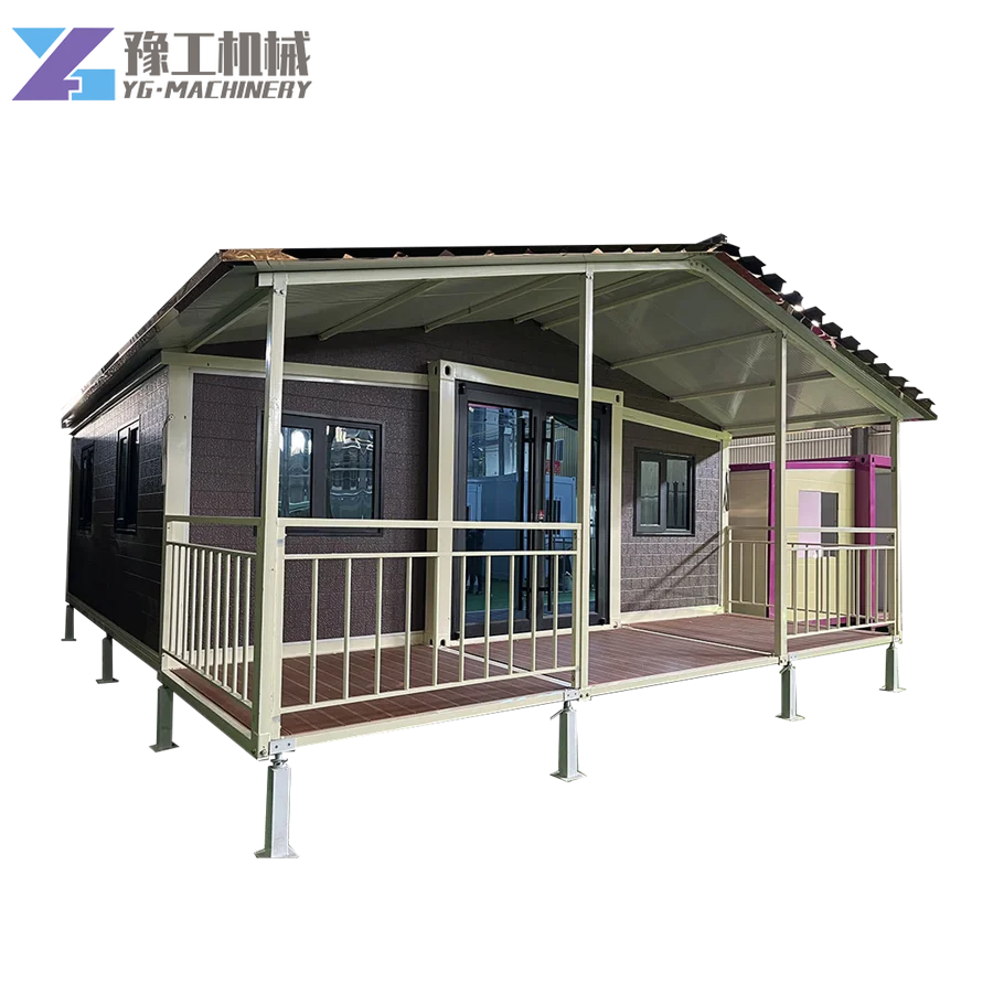 YG Luxury Outdoor 2/3/4 Bedroom Portable Prefabricated Container House Modern Steel Structure for Hotels Shops Apartments