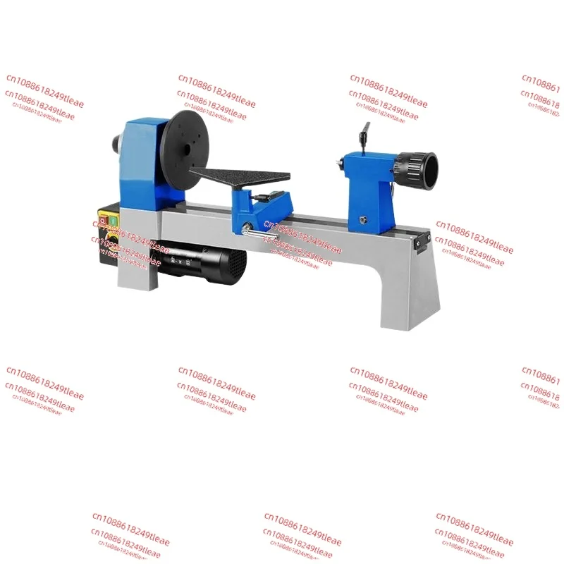 8-Inch household stepless speed regulation, woodworking lathe small DIY desktop milling machine, wood spinning profiling machine