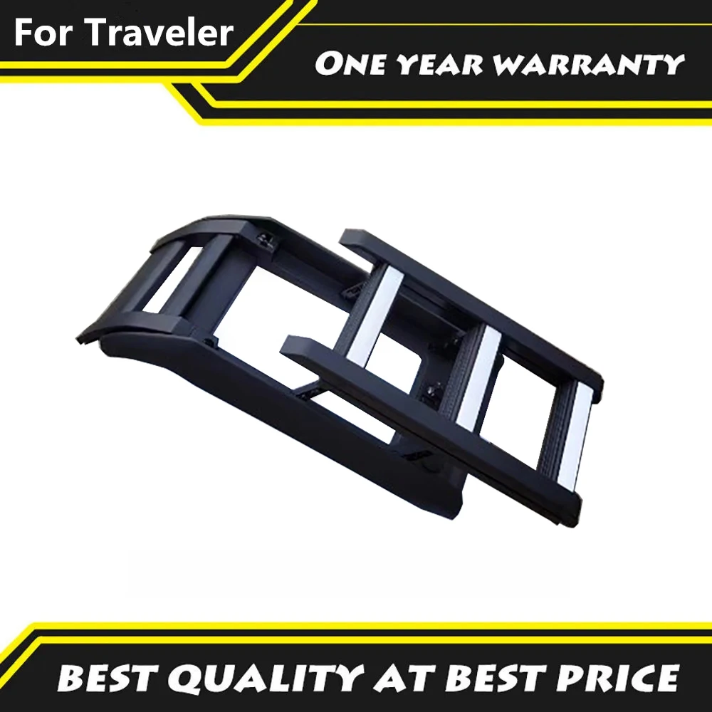 Modified Off-road 4x4 Car Stainless Steel Side Ladder Upgraded Ladder Accessories 2023 2024 For Chery Jetour Traveller T2