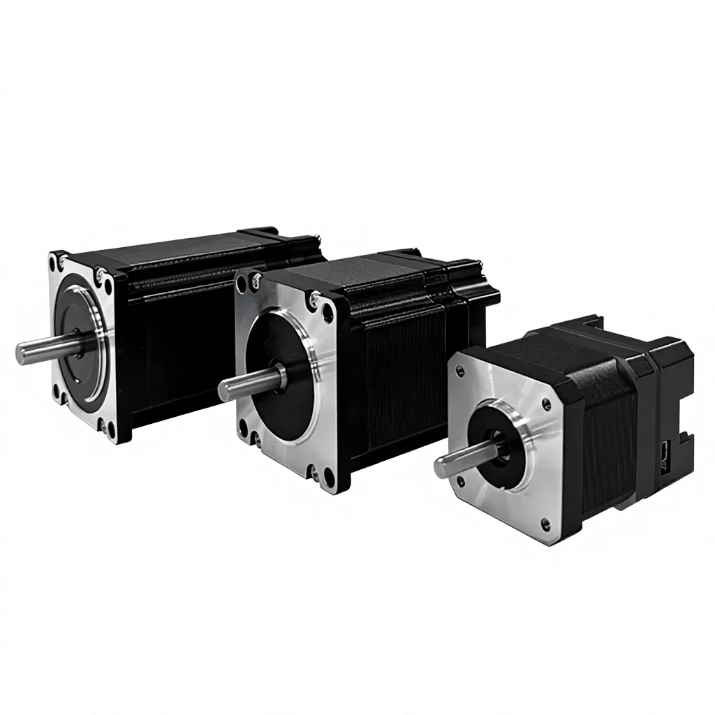SAMSR NEMA 17 23 Hybrid 2-Phase Open-Loop Stepper Motor Bus 485 Communication Integrated Drive-and-Control DC48V Miniature Made