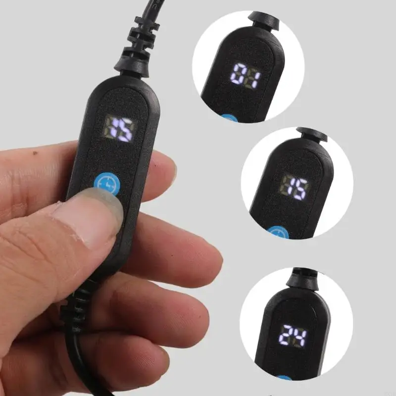 Energy Saving USB Timer Cord Compactly 60cm USB Timer Switching Cord For LED Aquarium Lighting And Office Appliances 