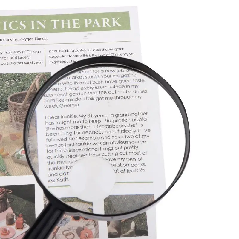 10Pcs Children's Magnifying Glass Portable Handheld Mini Magnifying Glass Children Observation Tools School Outdoor Supplies