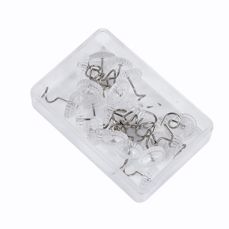 10/20PCS Bed Sheet Clip Transparent Twist Nail Home Slip-Resistant Blankets Cover Grippers Fixing Sofa Cushion Fixing Tools