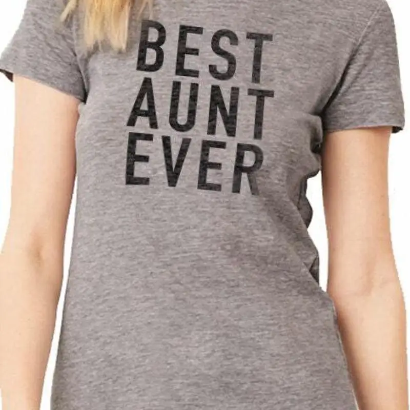 العمة تي شيرت مضحك المرأة أفضل عمة على الإطلاق الجدة #1