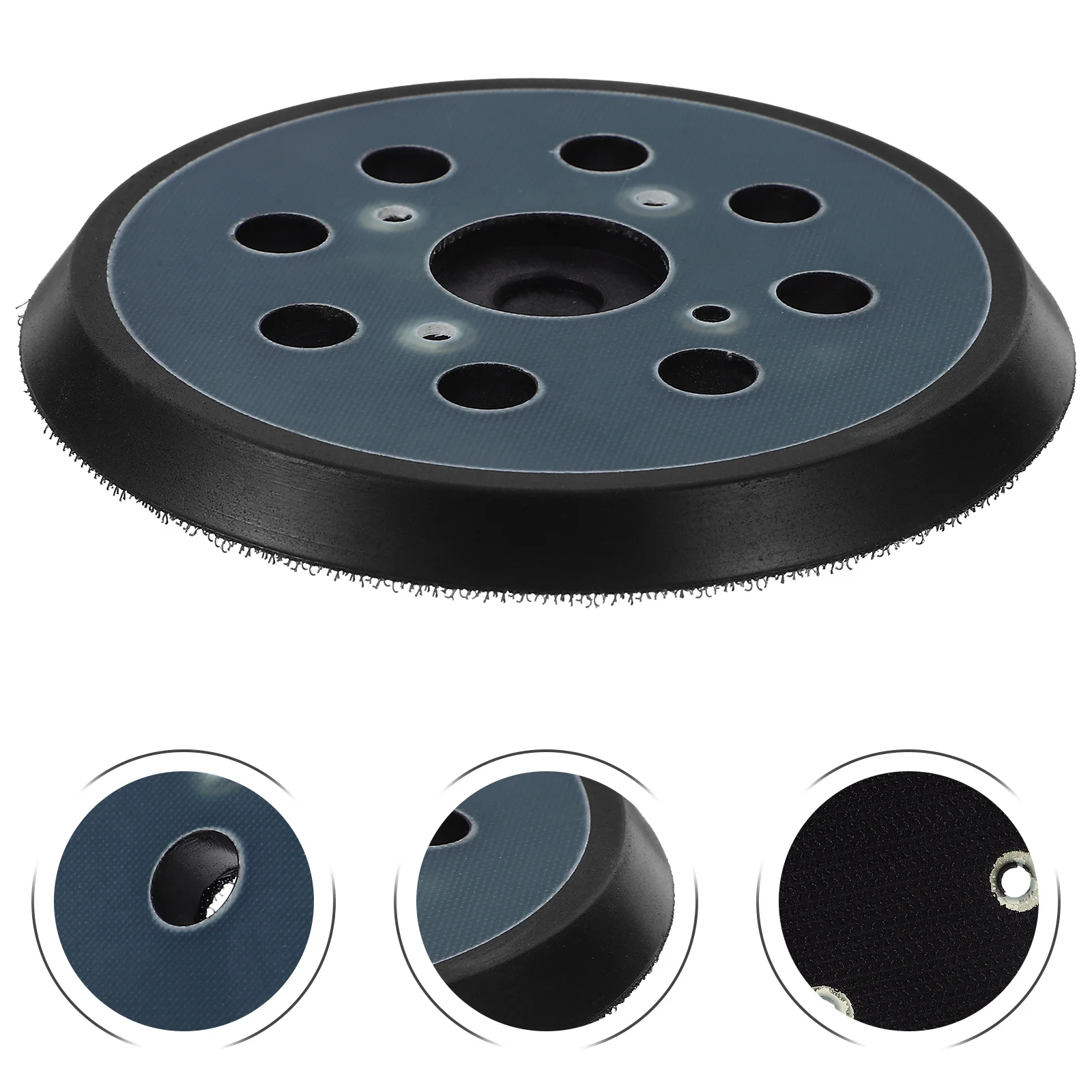 

5" 8-Hole Sanding Pad Automotive Pneumatic Backing Plate For Car Polishing Buffing Replacement Disc For Drill Tools -