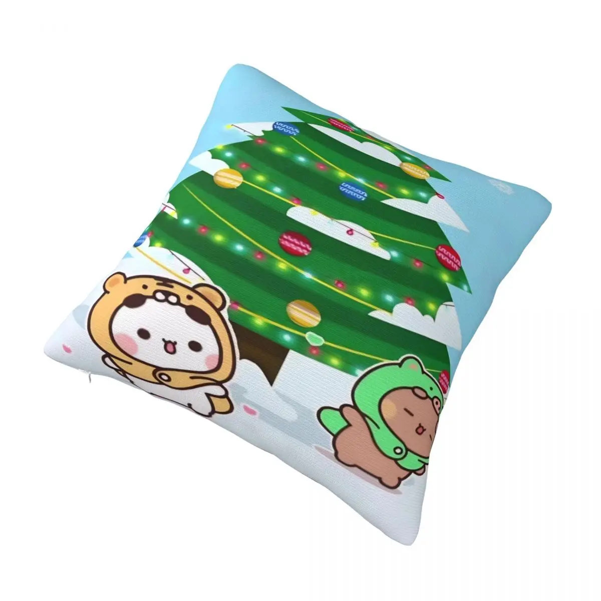 Federa per cuscino Bubu e Dudu Buon Natale Federa morbida per cuscino Novità Federe grafiche per sedia da soggiorno