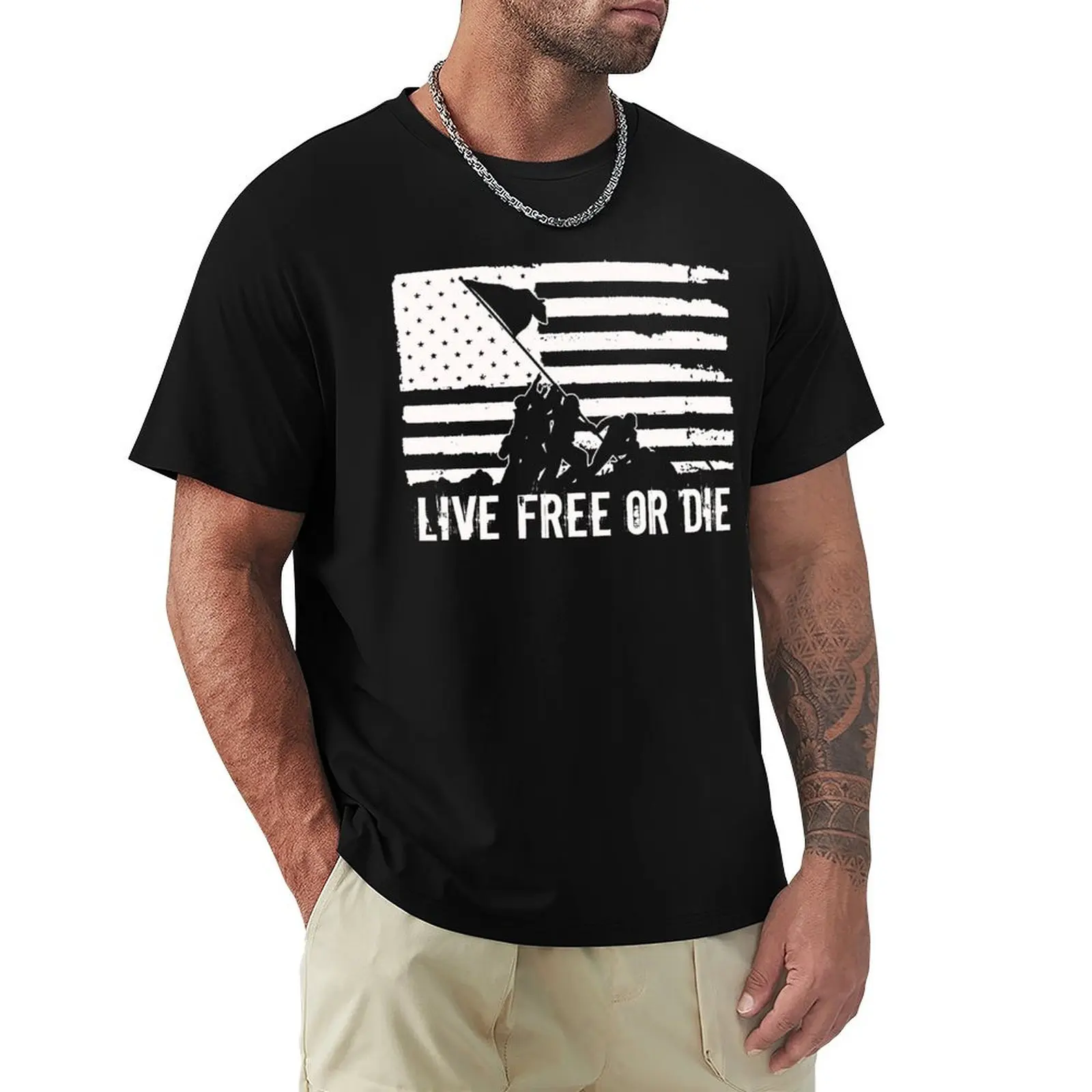 LIVE FREE OR DIE T-Shirt graphic shirts funnys animal prinfor boys mens graphic t-shirts pack