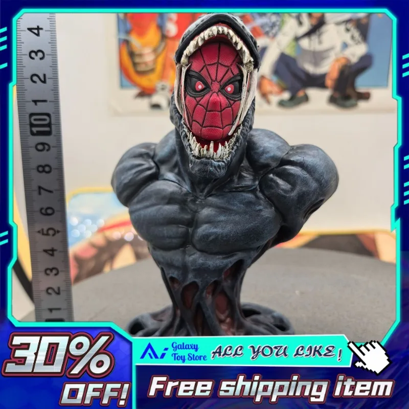 

16cm In Stock Venom Let There Be Carnage Spider-Man Bust Collectible Figurine Christmas Birthday New Year Gift