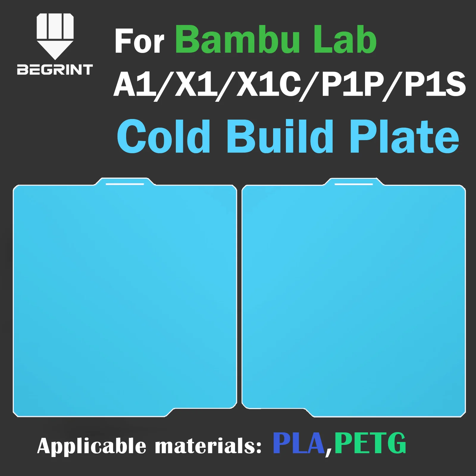 Build Plate For Bambu Lab P2S X2D Cold Plate Low Temperature Plate For Bambu Lab P1P A1 X1 X1c P1S P2S Spring Steel Bambulab A1