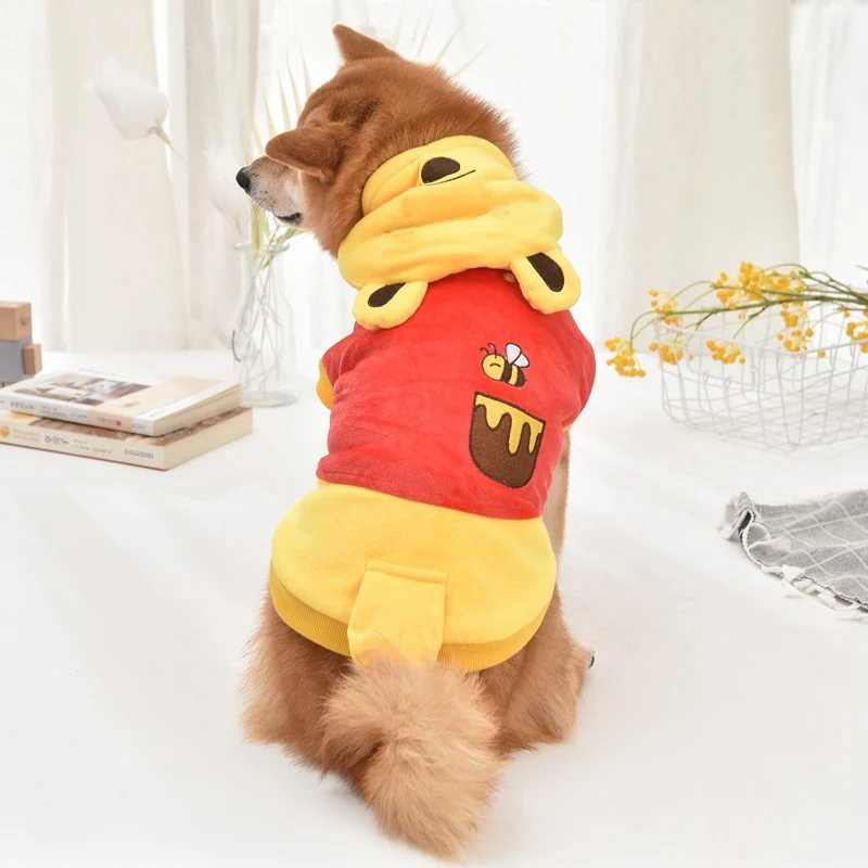 XXXL French Bulldog Dog Coat Jackets Halloween Costumes Cloak Warm Bee Cute Pet Animal Apparel Outfit For Chihuahua Yorkshire