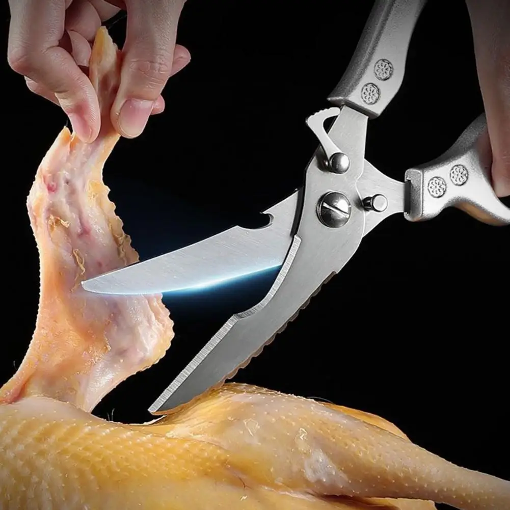 Vegetable Cutting Scissors Heavy Duty Kitchen Scissors with Safety Lock Stainless Steel Poultry Shears for Meat Cutting