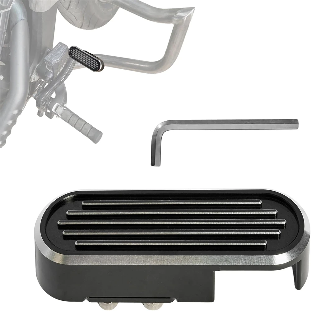 

Motorcycle Aluminum Extended Larger Brake Pedal Cover for Indian Scouts 2015-2024 Scout Bobber 2018-2024 Chief 2022-2026