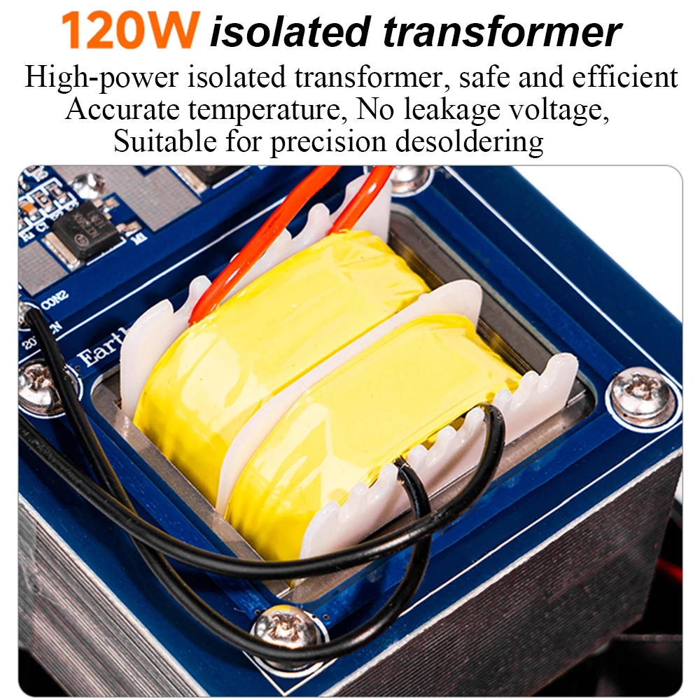 AMAOE AM-C210B Estación de soldadura de transformador de CA Estación de Reparación de soldadura eléctrica sin plomo de alta potencia Herramientas de reparación de placa base