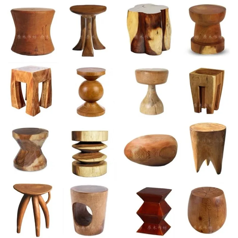 ابتكار الخشب بالكامل الأصلي وابي سابي تصميم كلاسيكي لطاولة القهوة الإبداعية لغرفة المعيشة B & B #4