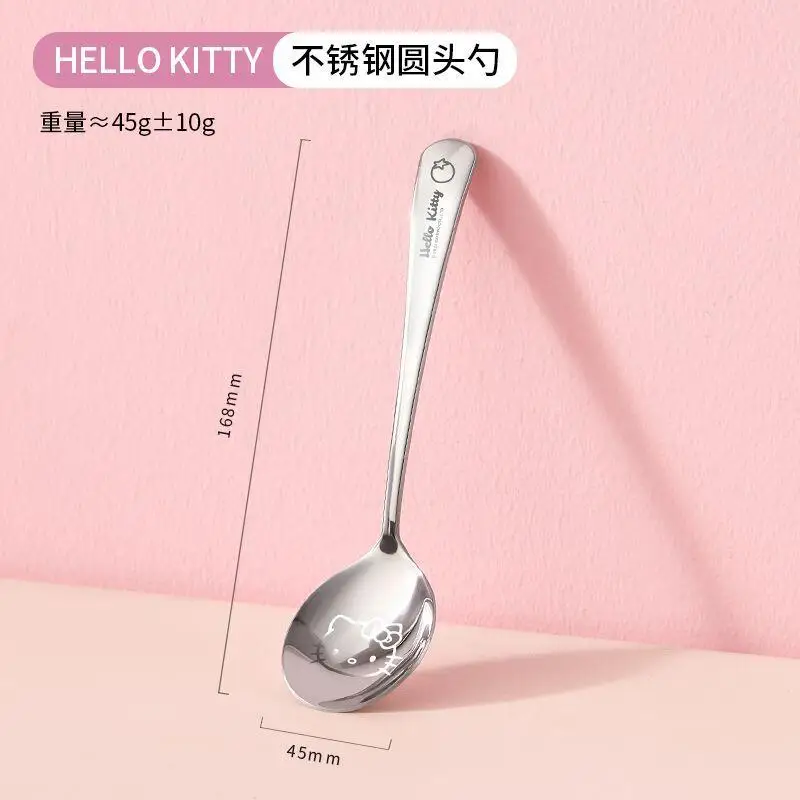 سانريو هالو كيتي سينامورول ماي ميلودي ملعقة ضرب المنتج منتج جديد Kawaii كارتون أنيمي المحمولة الكبار طالب الحرم الجامعي