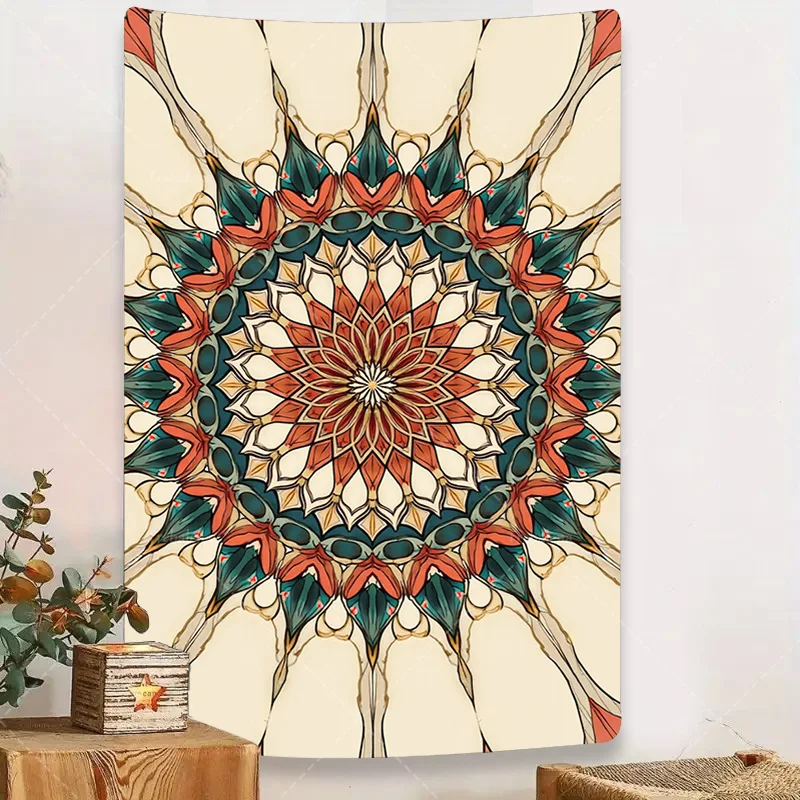 

1pc Wall Tapestry Boho Mandala Tapestry - Bohemian Wall Hanging for Living Room Decor