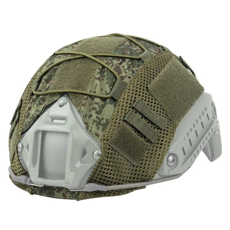 

Tactical Helmet Cover for Fast MH PJ BJ OPS-Core Airsoft Paintball Army Military Wargame Helmet Cover Multicam with Elastic Cord