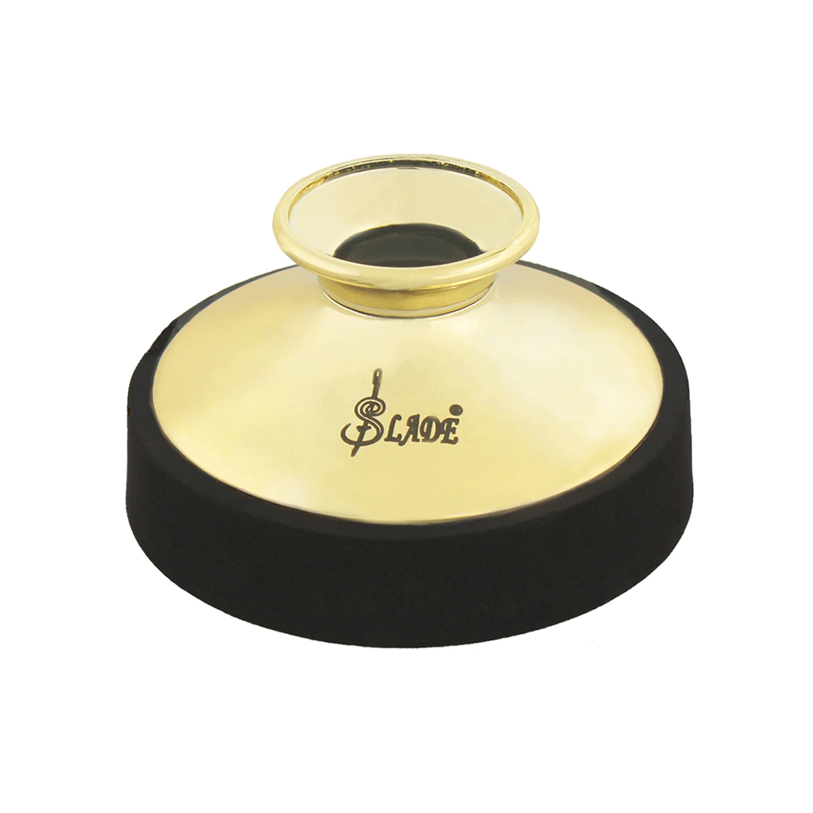 

ABS Mute for Alto Saxophone, Black Yellow Gold Silver, 7.2x3.3x4.1cm, 16g, 1 Piece, Light-weight ABS Material