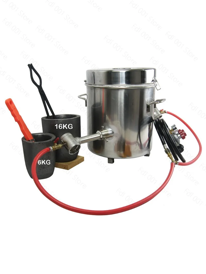 16KG metal furnace 1300 degree jewelry gold melting furnace equipment jewelry making tools