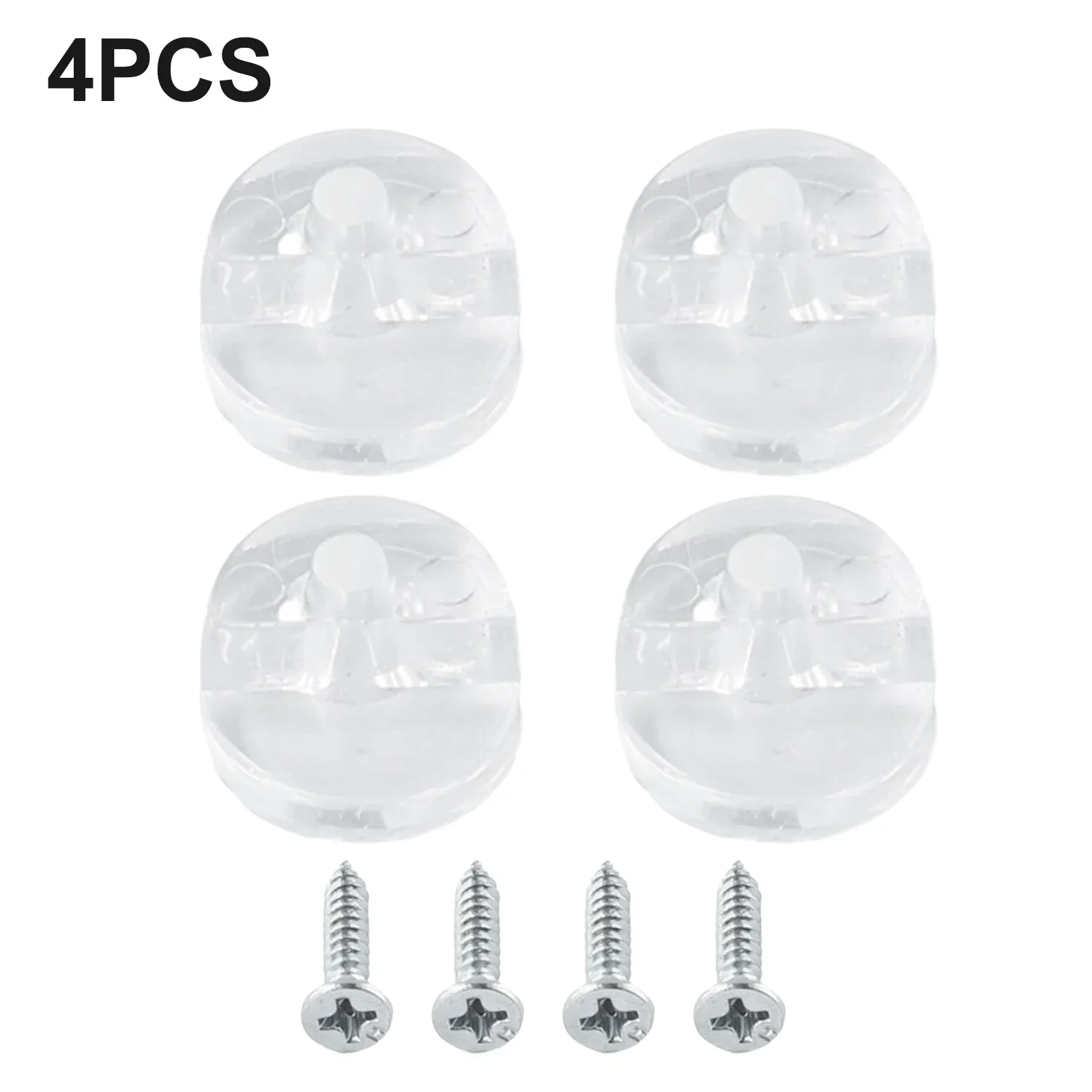 Fixing Screws Mirror Wall Hanging 3mm Fixing Kit Frameless Clips Glass Bracket Mounting Hanging Wall Clips For Bathroom