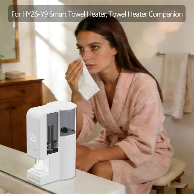 A69etowel Refills For Hot Face Towel Heater Machine, White, 120 Count, 20Pcs Per Roll