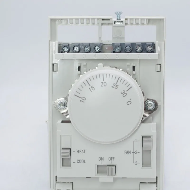 Mechanical Thermostatic Control Valve Central Air Conditioning Control Panel HVAC Room Thermostat for Fan Coil