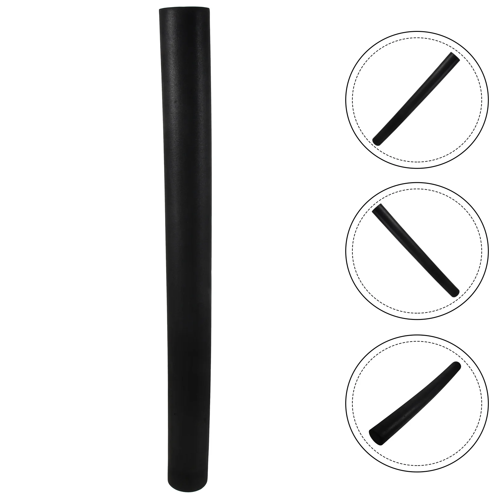 EVA basketbaltrainingsstok Lichtgewicht blokkeerstang voor defensieve vaardigheden Zwarte handheld hengel Sportspeelgoedbasketbal