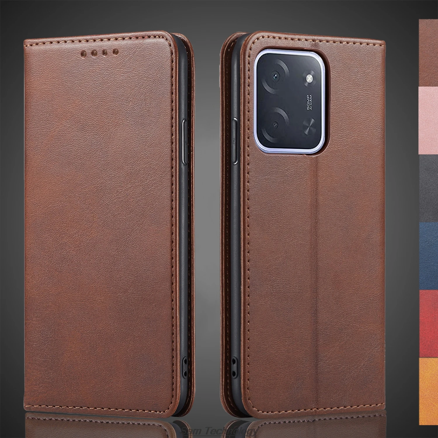 

Magnetic attraction Leather Case for Xiaomi POCOPHONE POCO C85 4G Holster Flip Cover Case Wallet Phone Bags Fundas Coque