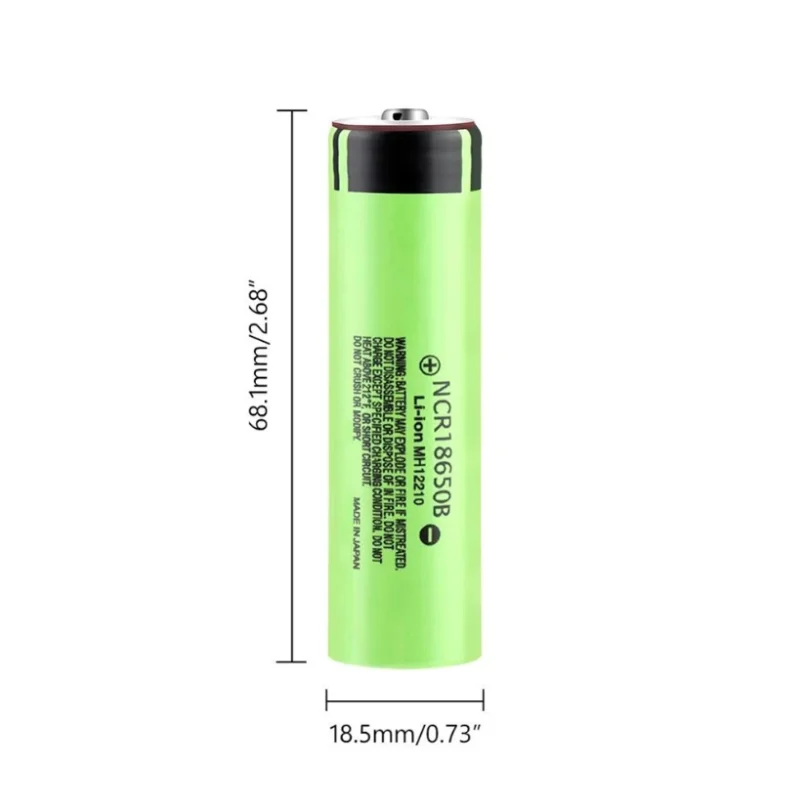 18650 100% Original NCR18650B 3.7V 3400mAh 20A Discharge Panasonic 3.7V 18650 Rechargeable Lithium Battery High Quality