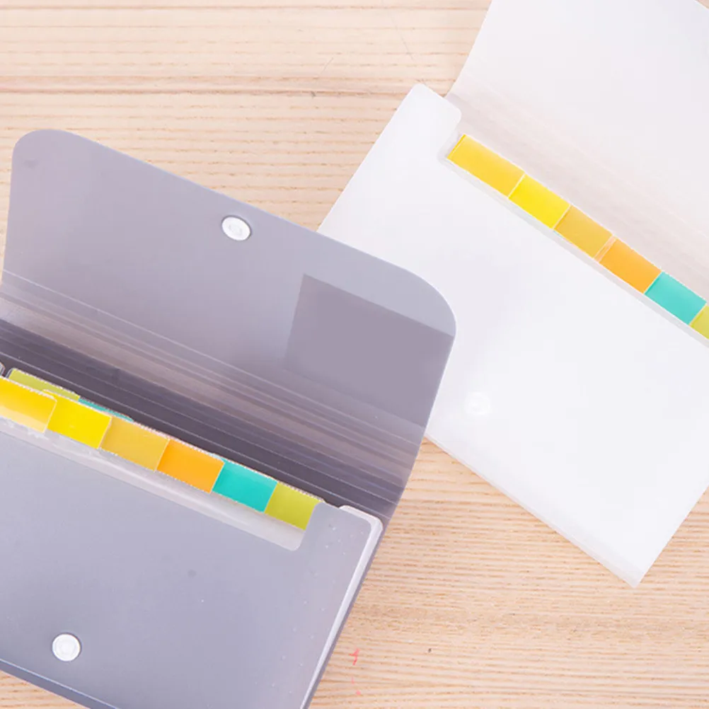 2Pcs Premium Plastic Accordion File Folder for Office School Home Use Dust Resistant Lightweight Document Storage Organizer