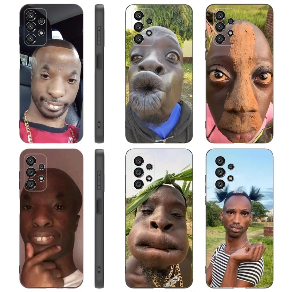 Ugly Man Funny  Phone Case For Samsung Galaxy A91,A80,A73,A72 ,A71,A53A52,A32 ,A31A22,A21s,A20,Black Cover