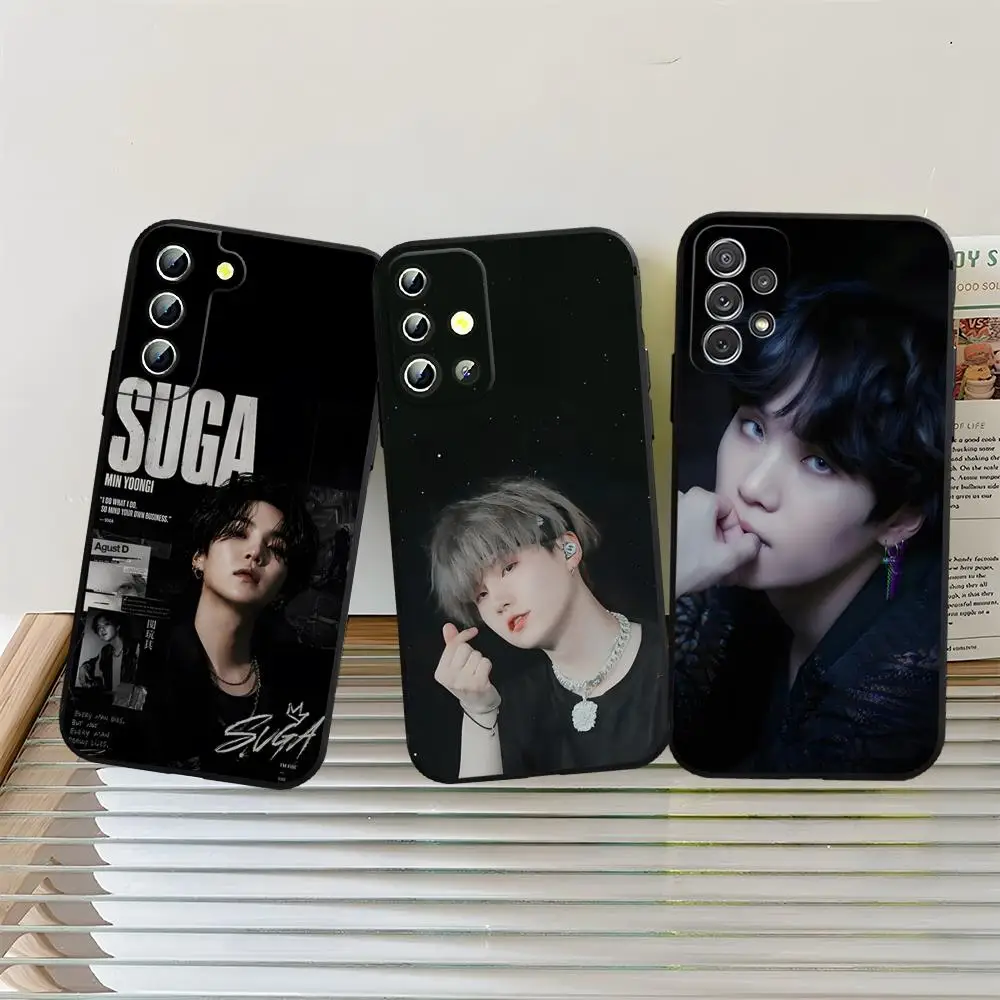Чехол для телефона A-Agust D Yoongi S-Suga для Samsung S26 S25 S24 Ultra S22 S23 Fe S21 Plus A54 A37 A16 A17 A53, задняя крышка