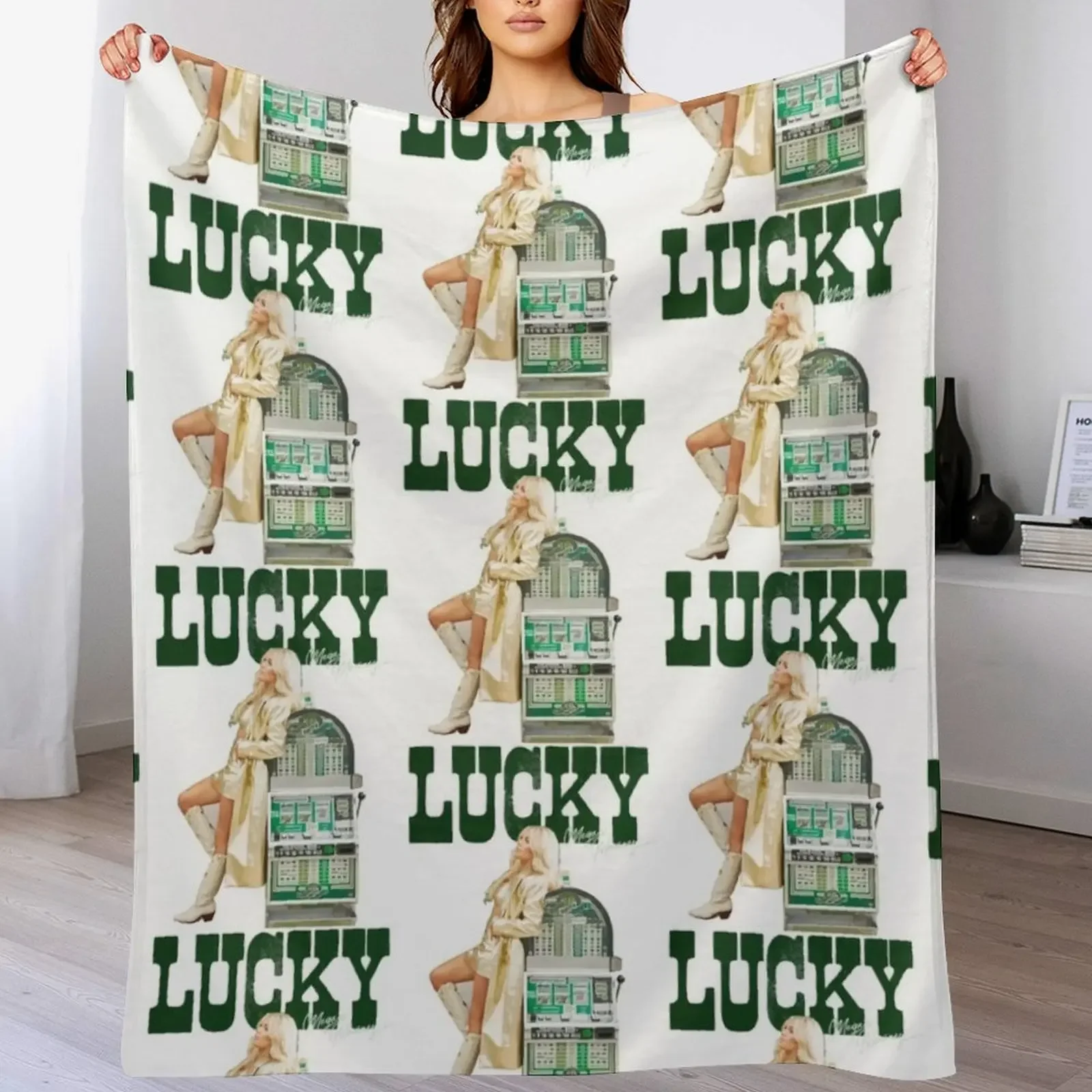 

Megan Moroney Throw Blanket Outdoor Soft Blanket for Picnic Beach Camping