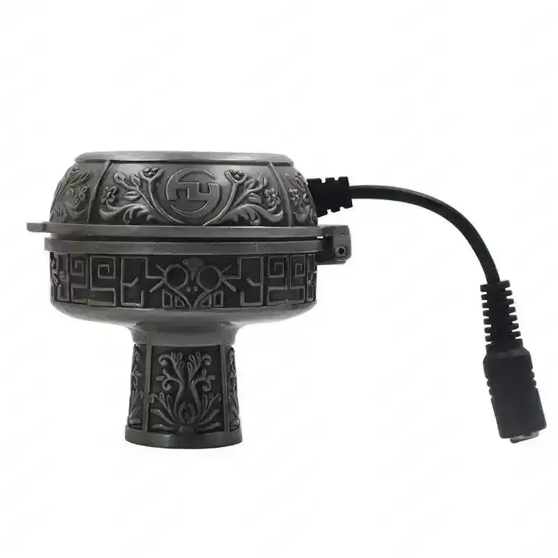 Electronic Hookah Bowl, Electric Coal for Shisha, Smoke-Free Heating System, Modern Accessory for Traditional Hookah