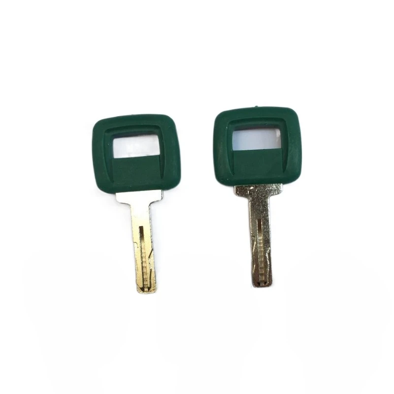 XOJOX Excavator Parts For 5pcs Green Laser Key 11039228 Key For  Loader Haul Truck Heavy Equipment Laser Cut