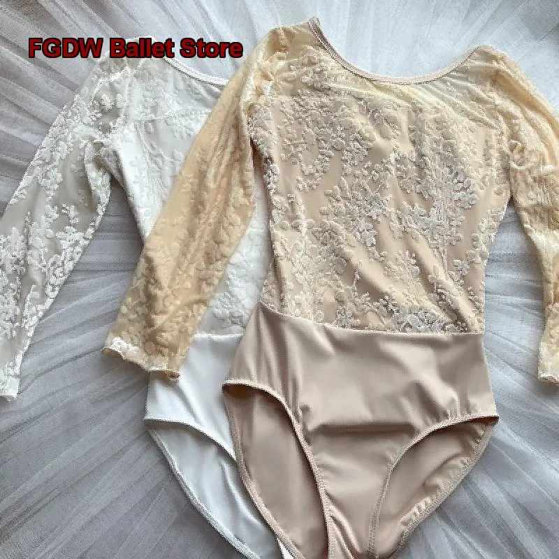 ModLatBal Velvet Long Sleeve Autumn/Winter One-Piece Dress Gymnastics Practice Aerial Yoga Leotard Unitard Long Sleeves