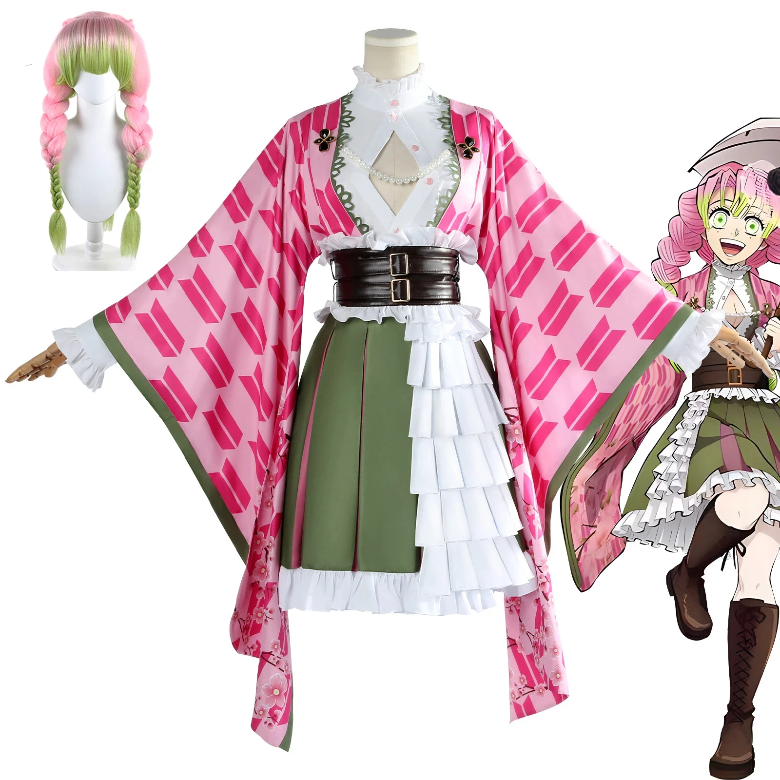 ensemble-de-costume-de-cosplay-pour-femme-kanroji-mitsuri-avec-perruque-et-ceinture-tenue-d'anime-pour-adulte-pour-halloween-et-evenements-de-cosplay