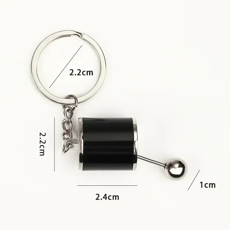 1pcs Bag Decoration Pendant Car Modification Pendant Six Gear Shift Keychain Car Pendant Shifter Metal Keychain Charms