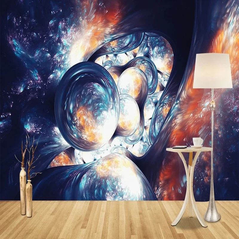 

Custom 3D Waterproof Wallpaper European Modern Abstract Simple Art Star Mural Living Room TV Background Home Decor 3D Wall Cloth