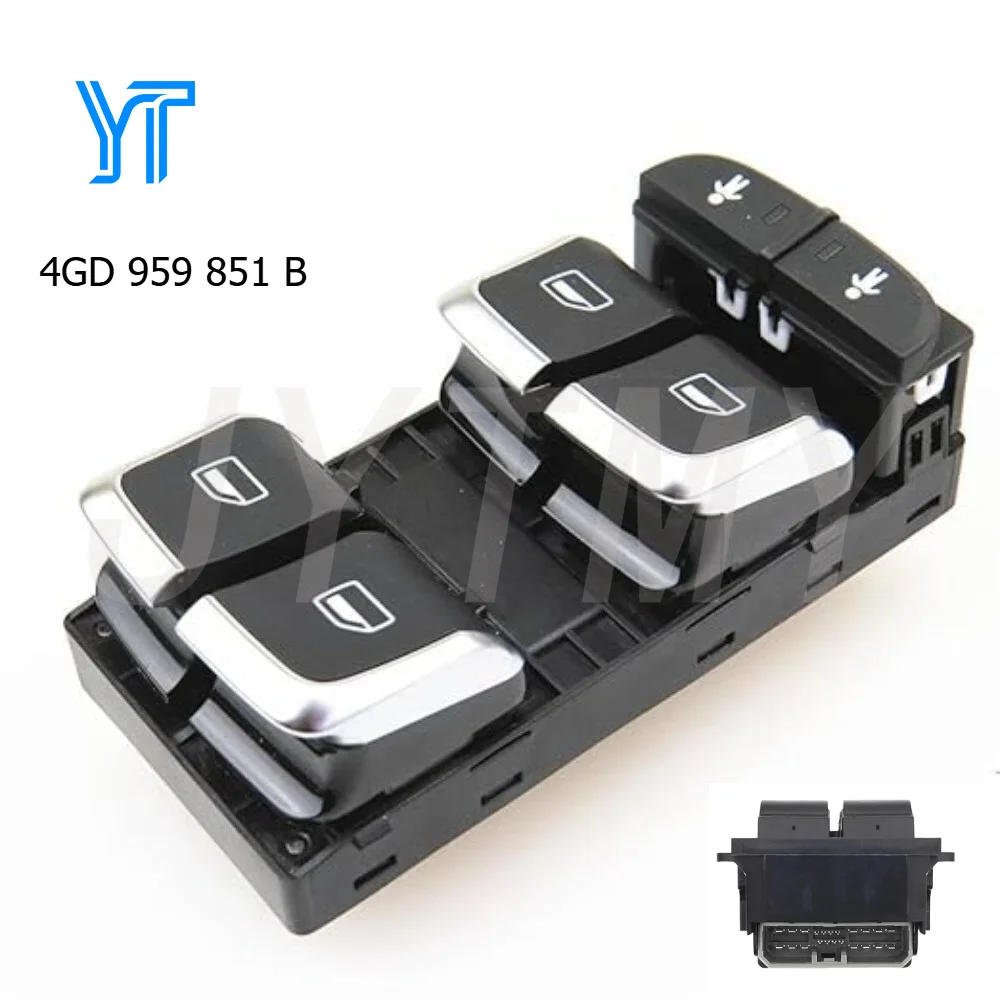 

For Audi A6 S6 A7 A8 S8 RS6 RS7 RSQ3 TT Front Left Electric Power Master Window Lifter Control Switch Button Car Accessories