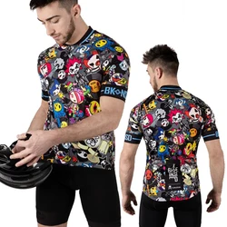 NEW Cycling Jersey Printing Bike Clothing Bicycle Wear Short Sleeve Top Shirts