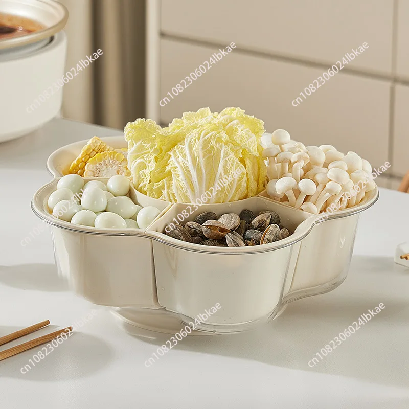 Obrotowy kosz do odsączania warzyw z wieloma siatkami Praktyczne narzędzie do ociekania liści warzyw Akcesoria kuchenne