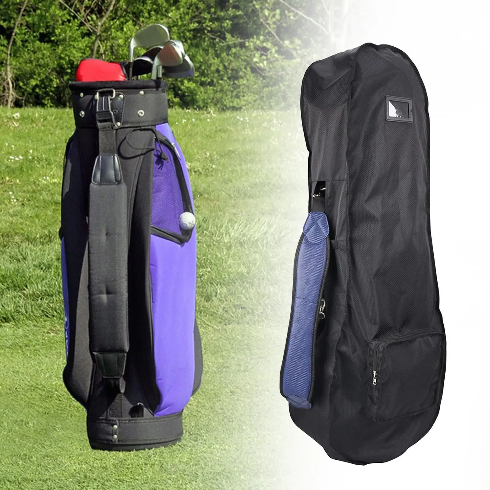 Golf Bag Rain Protection Cover, Golf Bag Travel Cover, Waterproof Oxford Cloth Rain Hood, Golfer Golf Bag Rain Cover