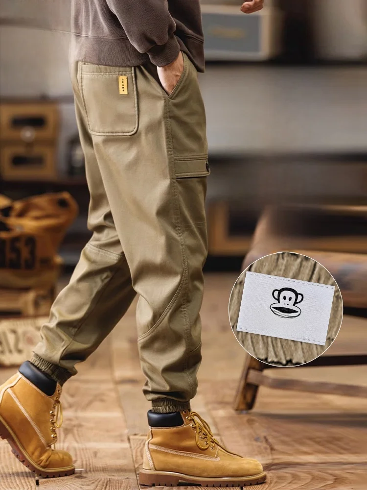 

Мужские брюки PaulFrank American Sle Workwear, новые модные повседневные брюки для весны, лета, осени и зимы