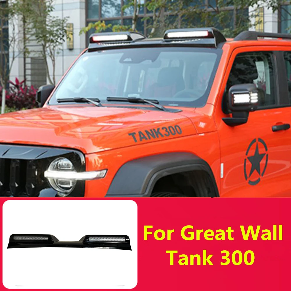 For Car Off-road 4x4 Roof Searchlight For 2021 2022 2023 2024 Great Wall GWM WEY Tank 300 Roof Light Modification Accessories