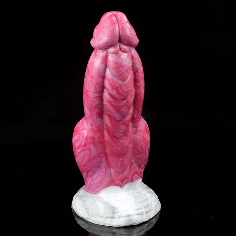 FAAK Animal Dildo With Big Knot Realistic Dick Large Anal Plug Gory Meat Adult Sex Toy For Women Female Masturbation Erotic Shop