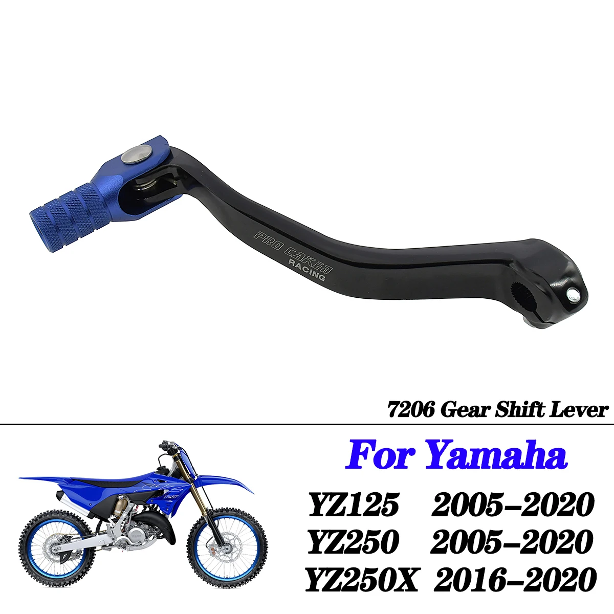 

Motorcycle CNC Aluminum Fold Gear Shift Lever For Yamaha YZ125 YZ250 YZ250X YZ 125 250 250X 2005-2019 2020 Enduro Dirt Pit Bike