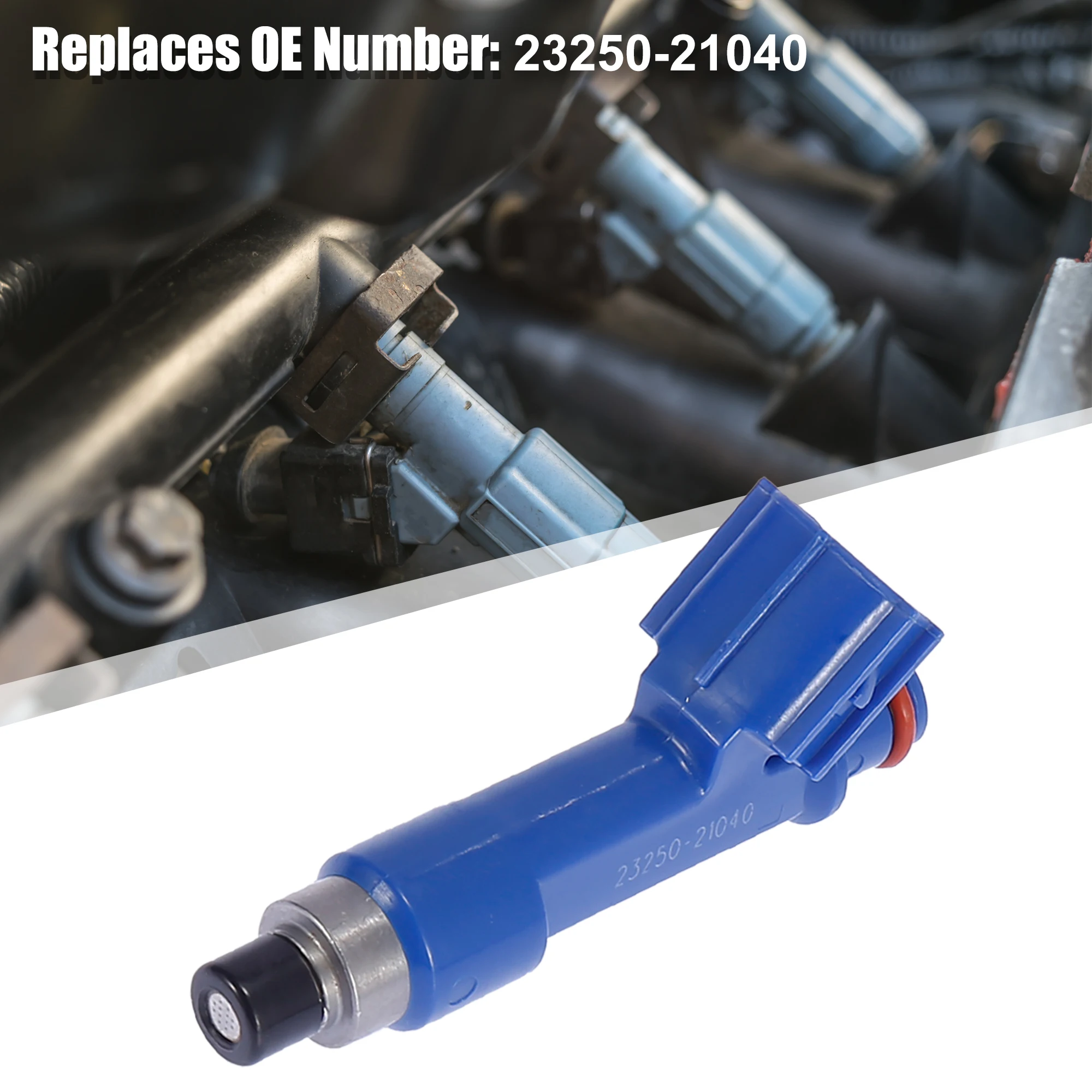 

UXCELL 4 шт. 23250-21040 Топливная форсунка для Toyota Yaris 1.5L 2Door 06-11 4Door 06-12